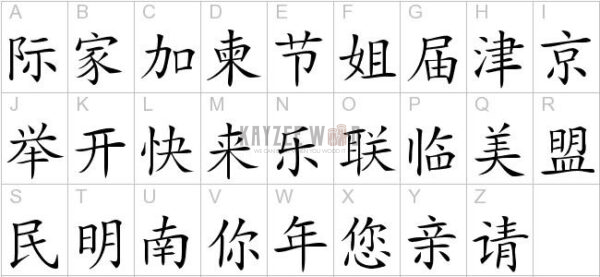Chinese LANGUAGES LETTER Chinese LANGUAGES LETTER